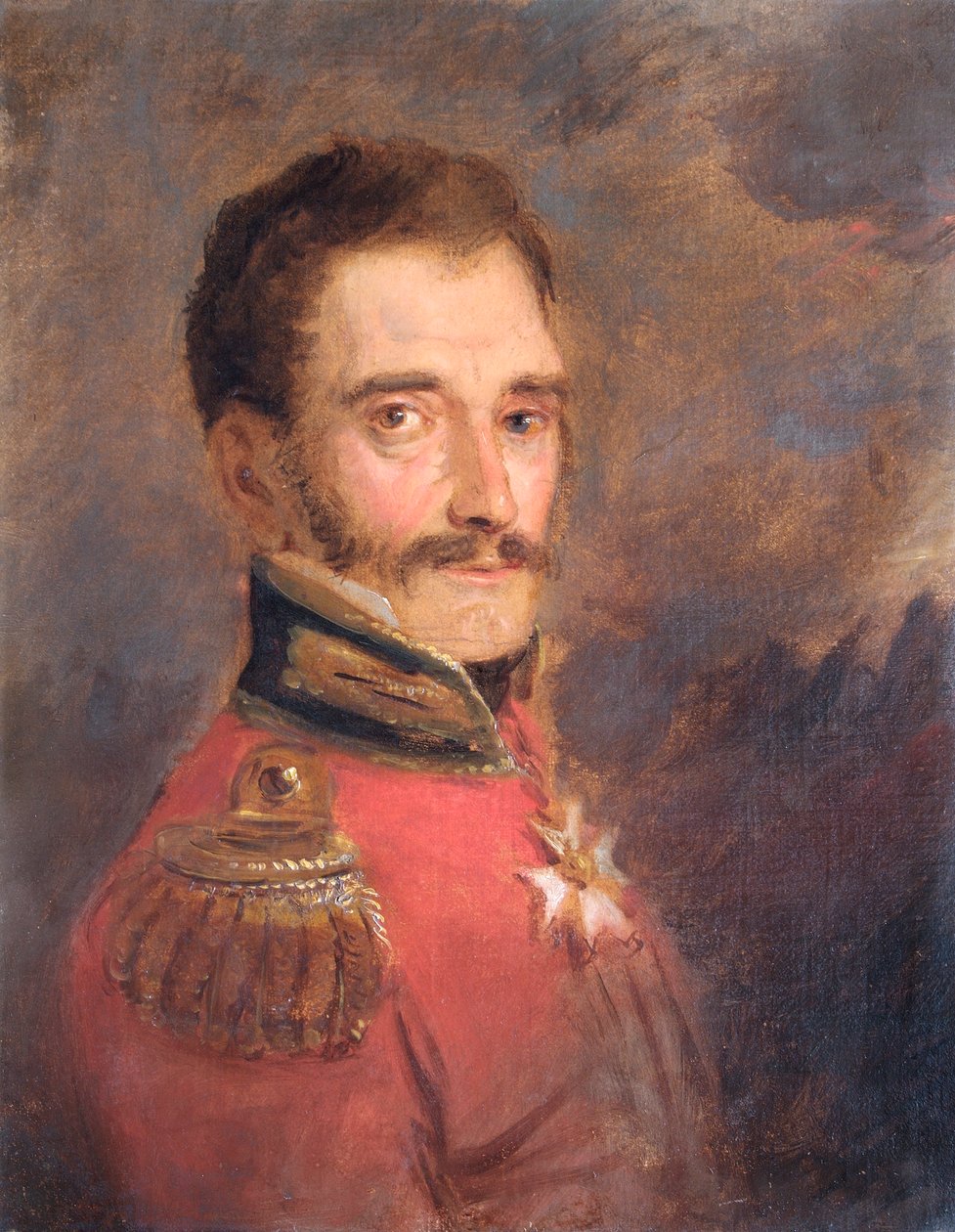 Generallöjtnant Sir John Elley (olja på duk) av Jan Willem Pieneman