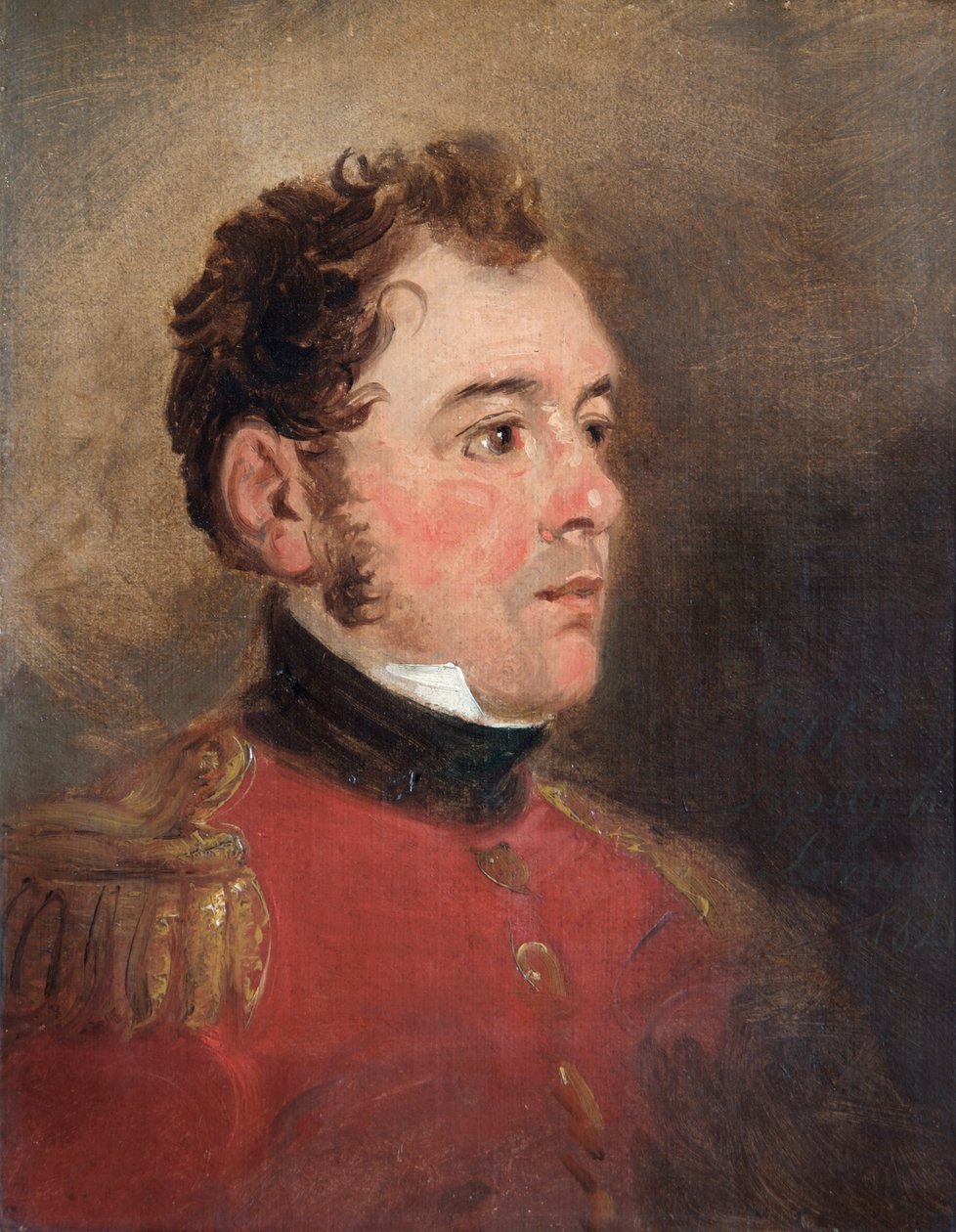 Porträtt av general Sir James Shaw Kennedy, brittisk soldat, 1821 av Jan Willem Pieneman