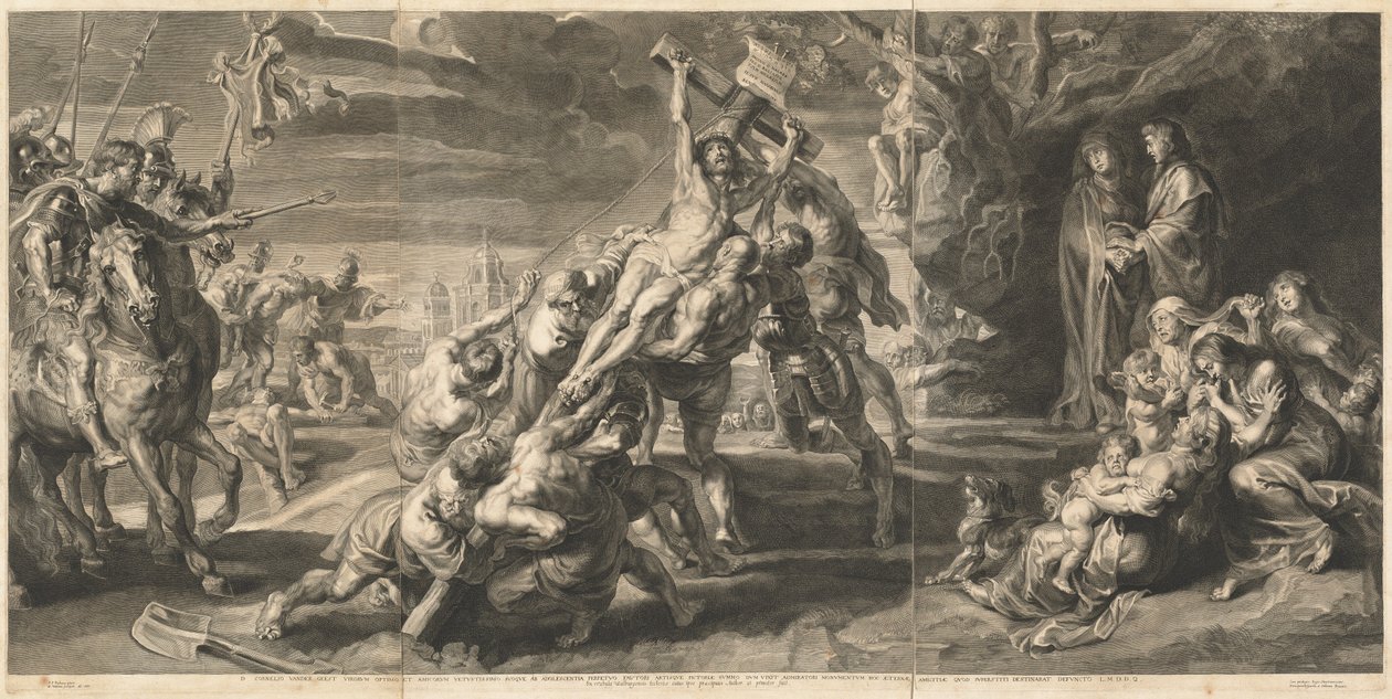 Korsets höjd av Jan Witdoeck after Sir Peter Paul Rubens