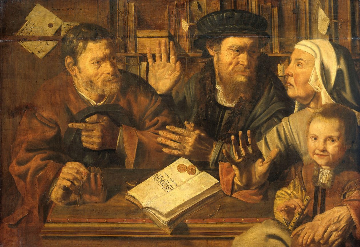 Office of the Notary (Intendents kontor av Jan Woutersz Stap