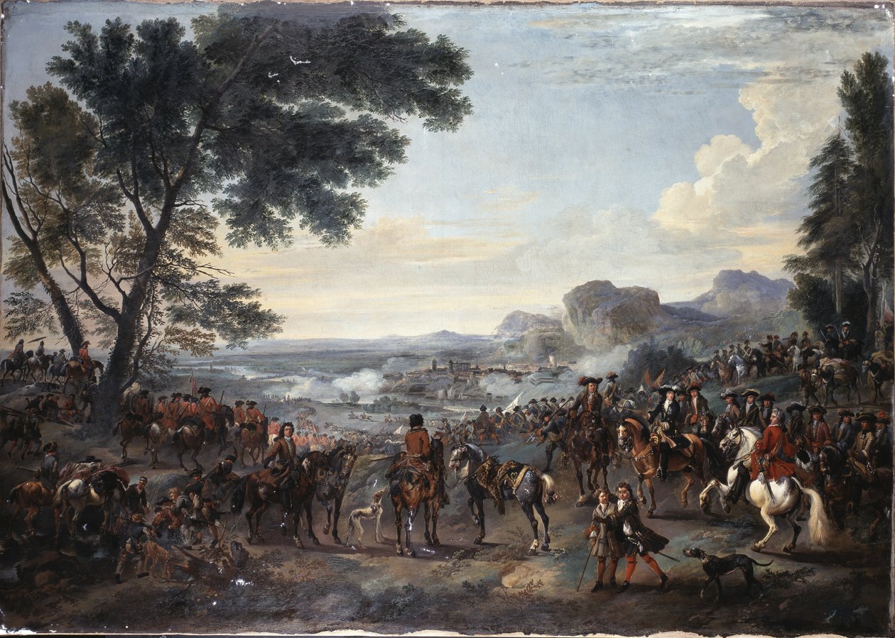 Kung Vilhelm III och hans armé vid belägringen av Namur av Jan Wyck
