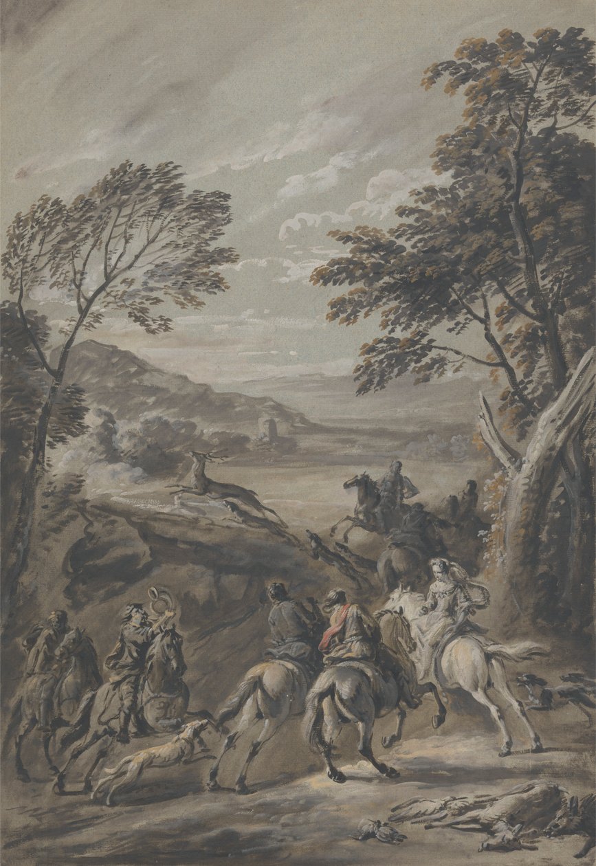 Staghunt av Jan Wyck