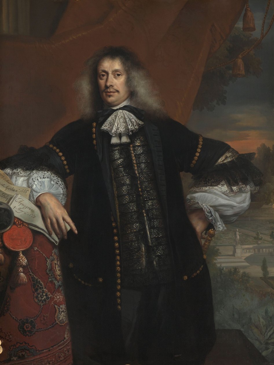 Hieronymus van Beverningk (1614-1690). Herre av Teylingen. Regeringsbetalare, 1670 av Jan de Baen