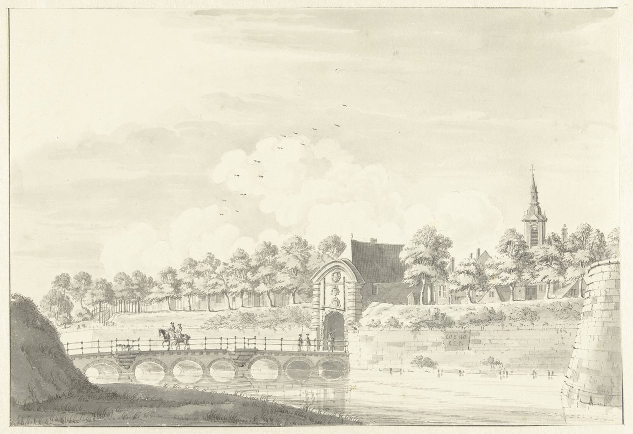 Sint-Nicolaaspoort i Namur av Jan de Beijer