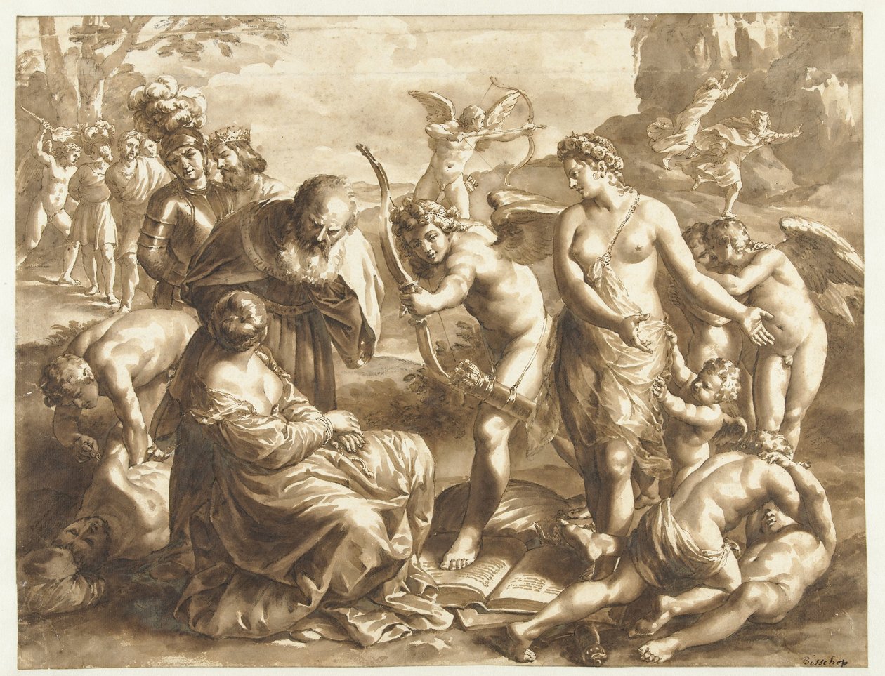 Allegori om Venus kraft Allegori om Venus makt av Jan de Bisschop