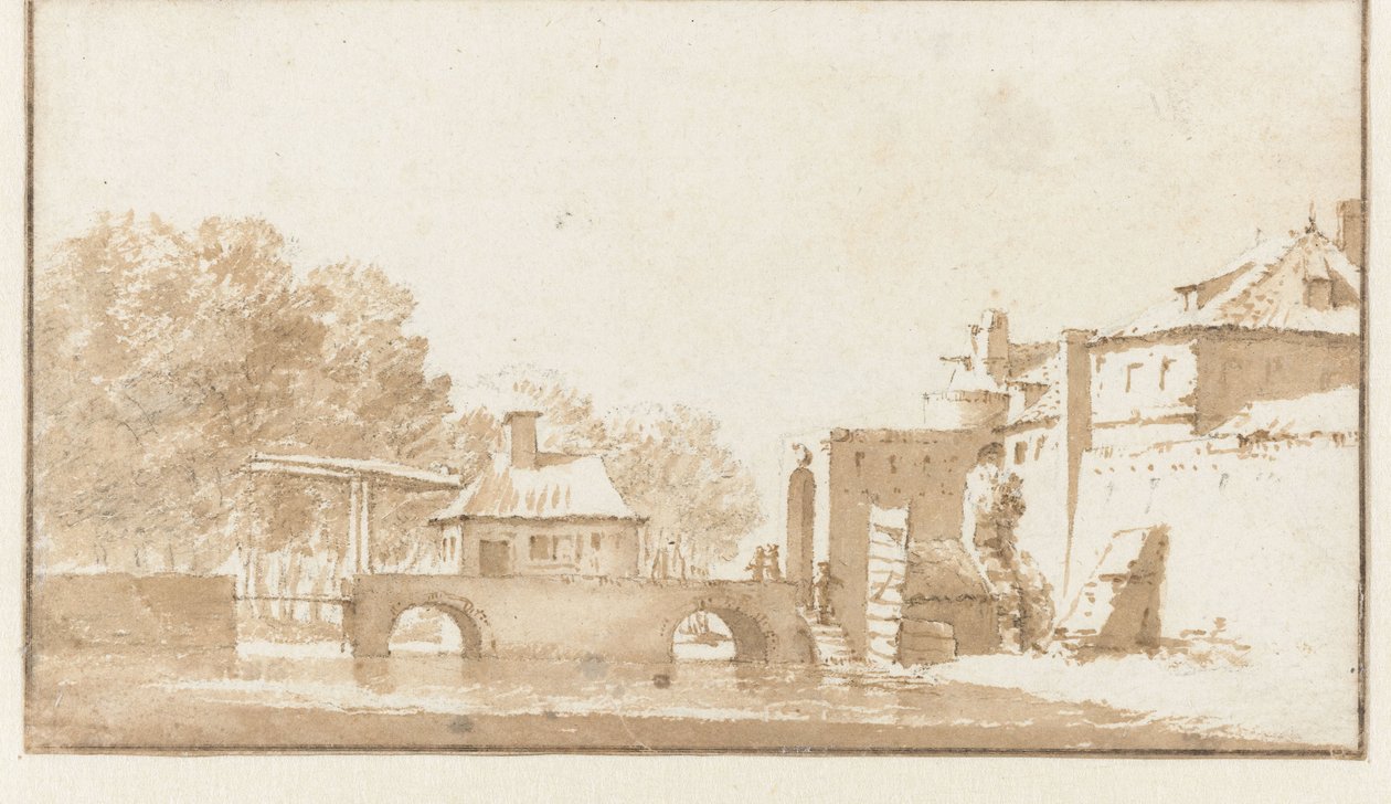 Koepoort i Leiden av Jan de Bisschop