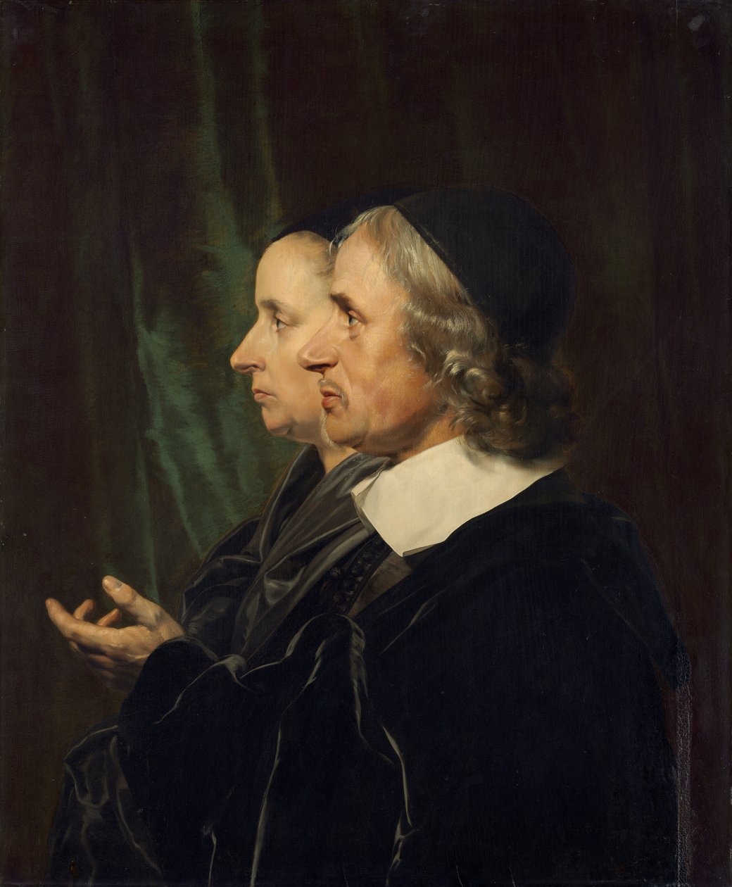Porträtt av konstnärens föräldrar, Salomon de Bray och Anna Westerbaen av Jan de Bray
