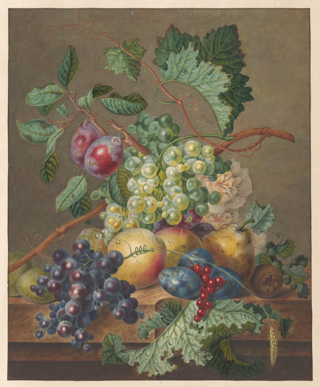 Stilleben med frukt av Jan de Bruyn