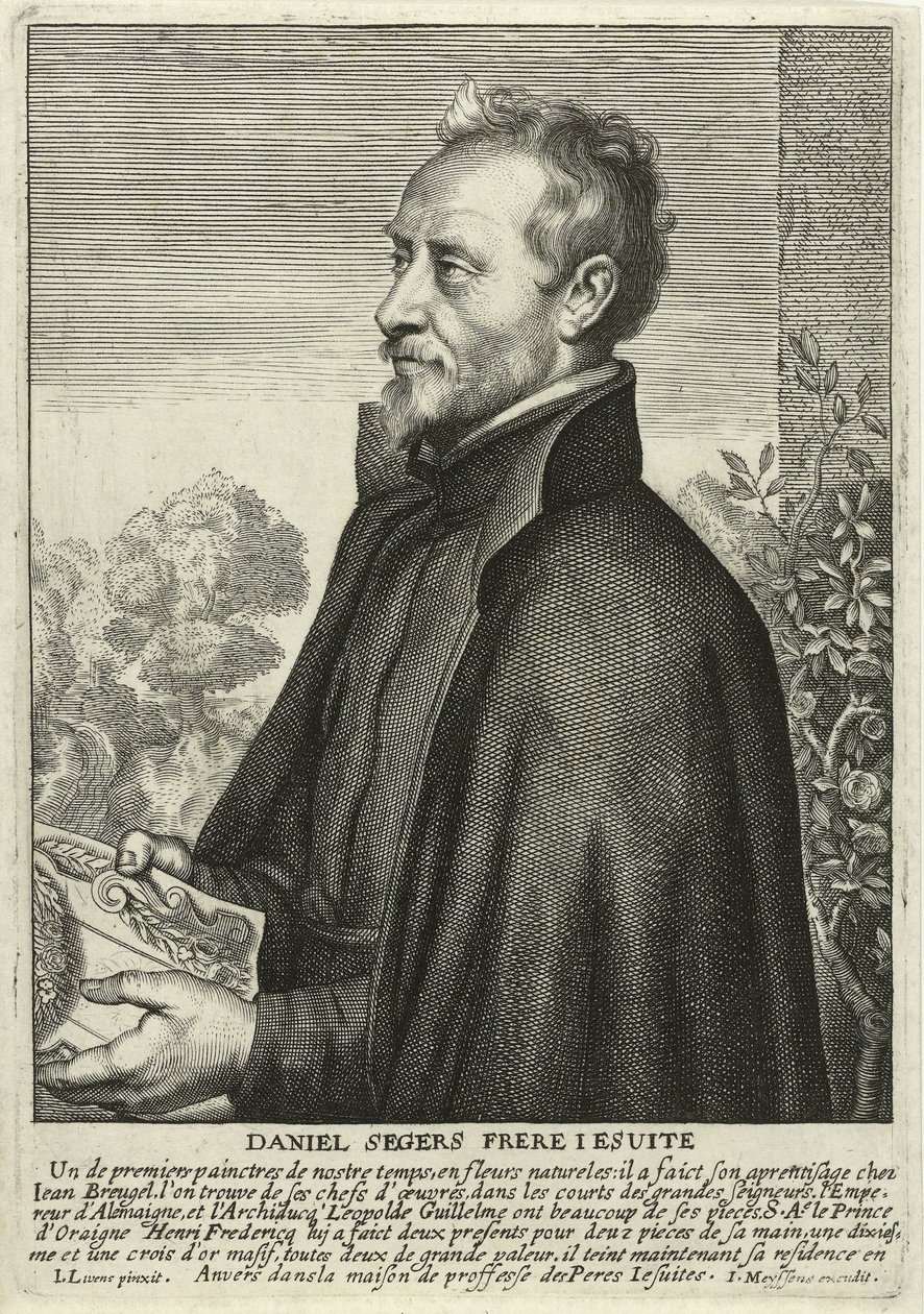 Daniel Segers (gravyr) av Jan the Elder (after) Lievens