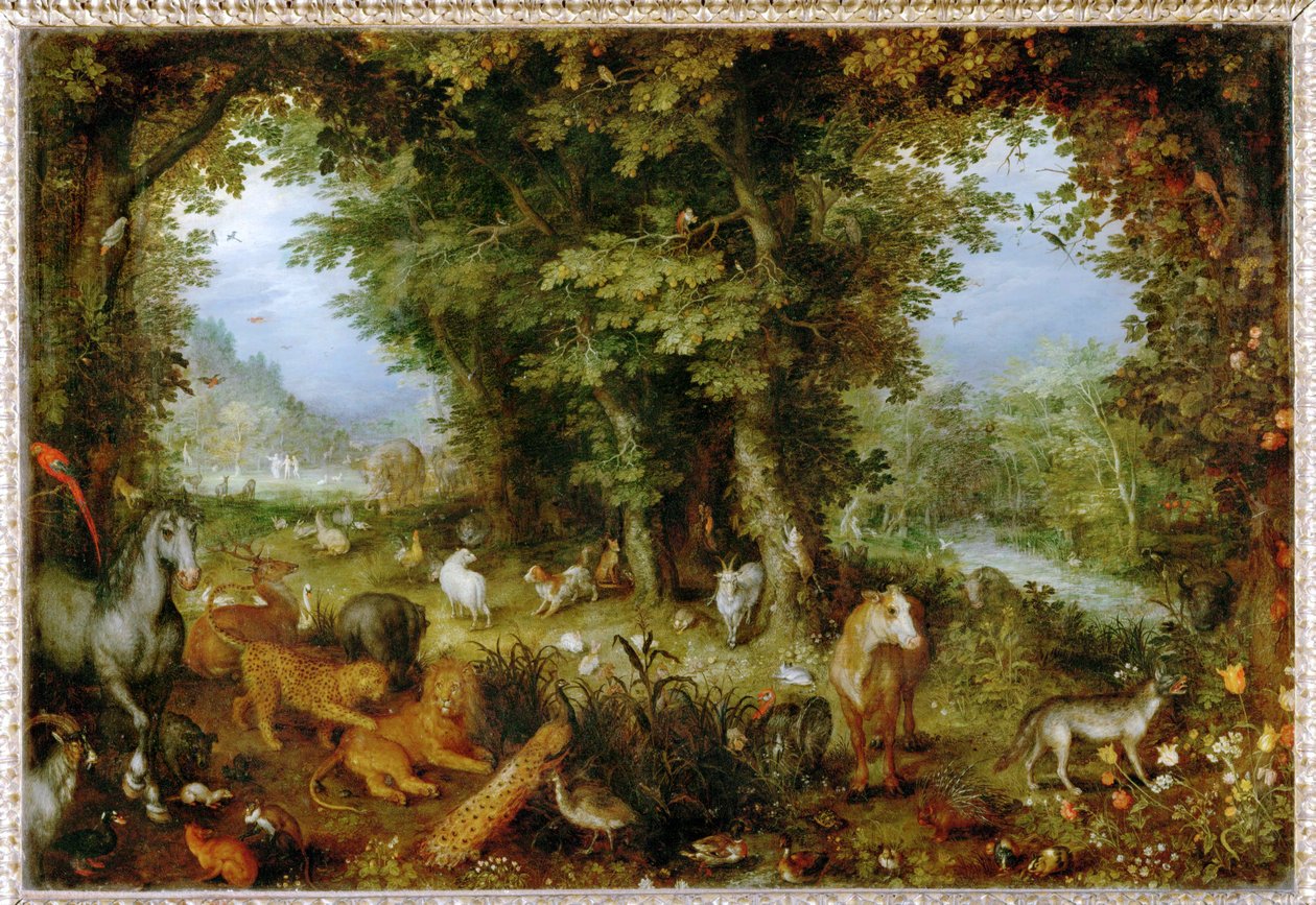 Le Paradis terrestre - Paradiset på jorden ... av Jan the Elder Brueghel