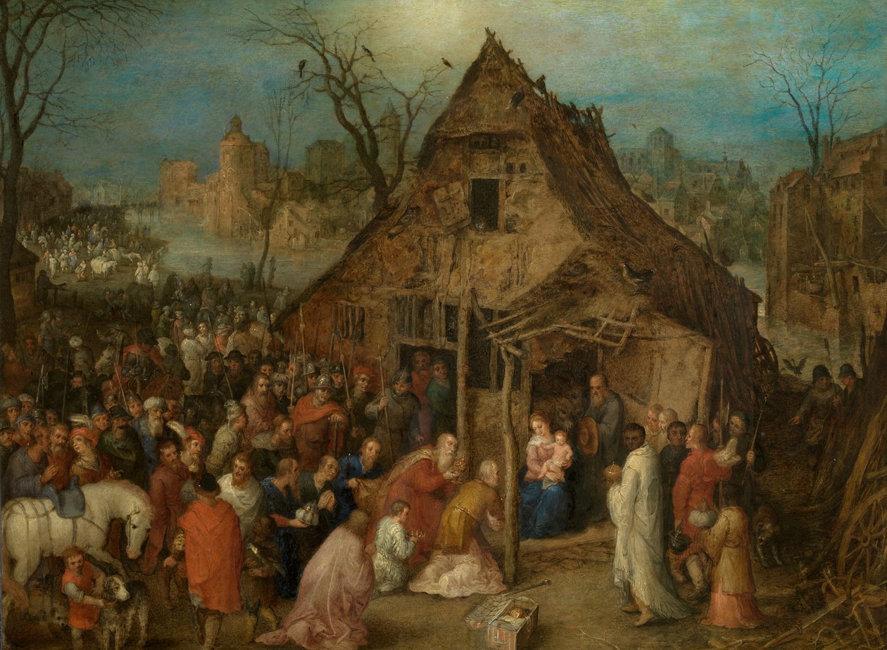 De vise männens tillbedjan av Jan the Elder Brueghel