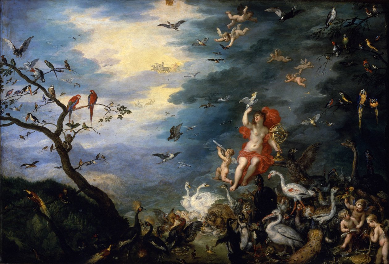 The Allegory of Air, från en serie om "Allegory of the Elements", 1621 av Jan the Elder Brueghel