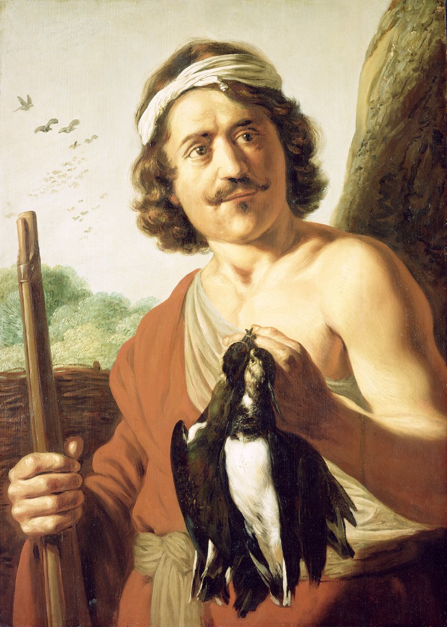 Air and Youth: Hunter with Musket and Slain Birds, 1623-25  av Jan the Elder Lievens