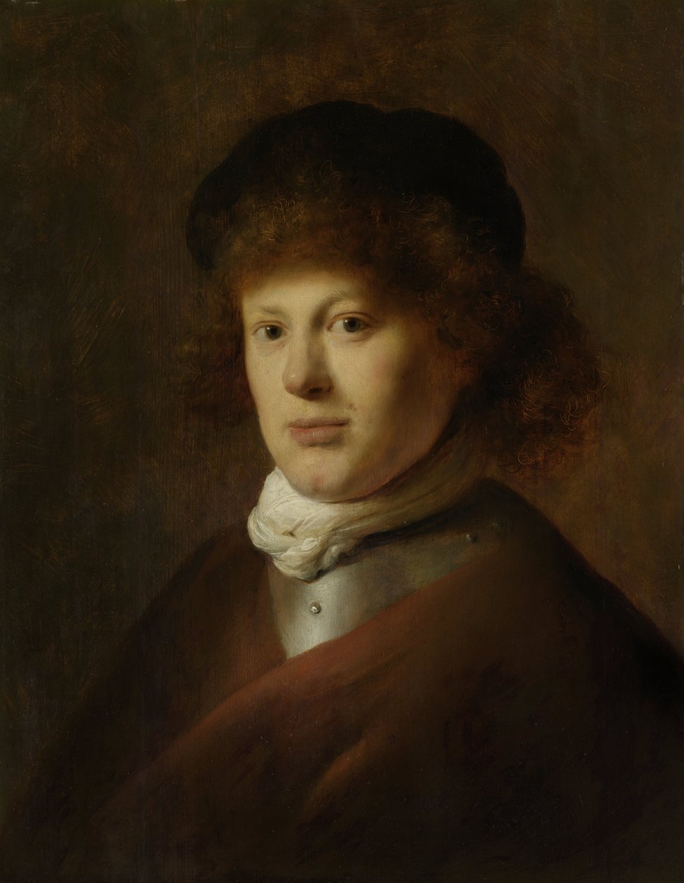 Porträtt av Rembrandt Harmensz van Rijn, 1628 av Jan the Elder Lievens
