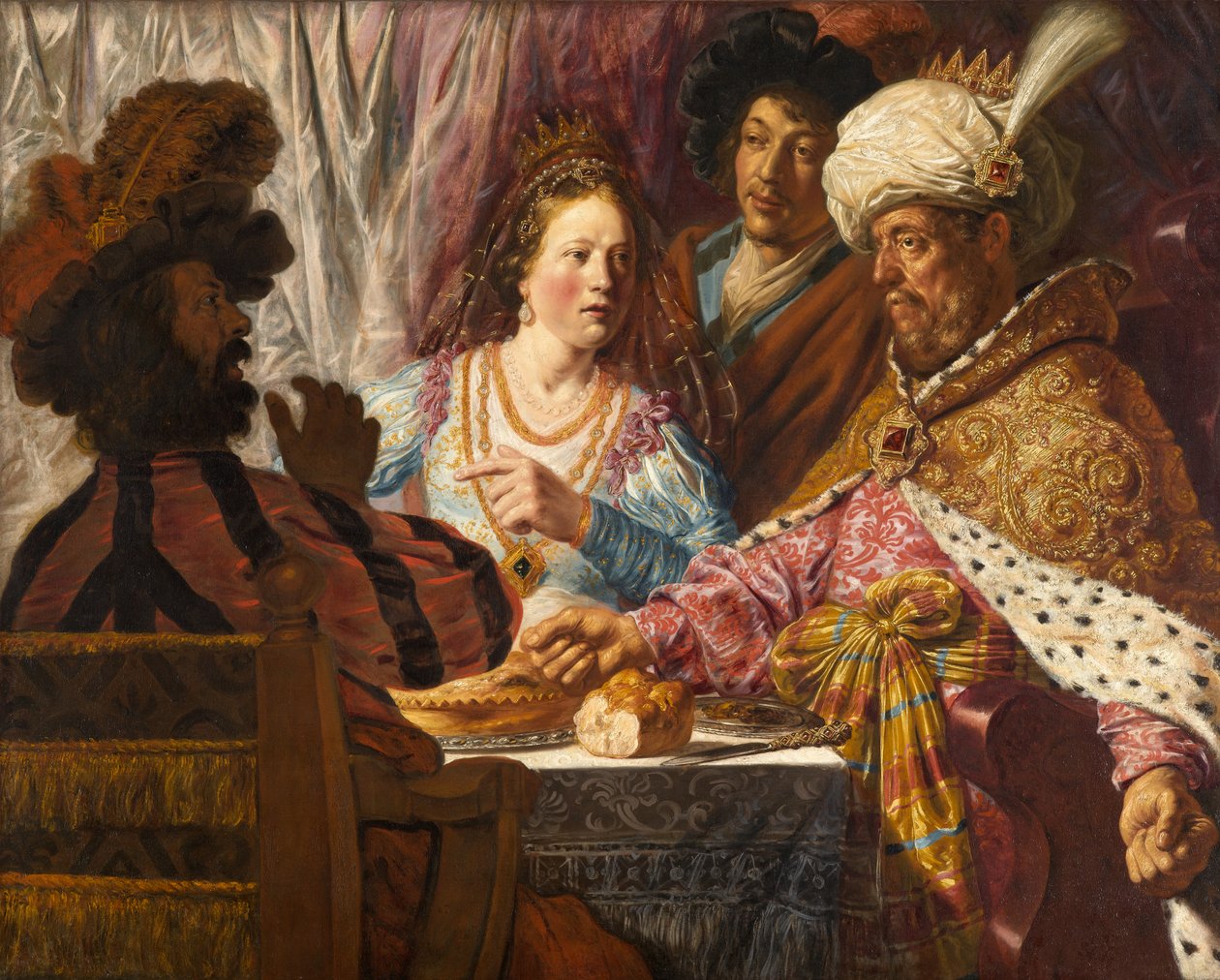 Esters högtid, ca 1625 av Jan the Elder Lievens