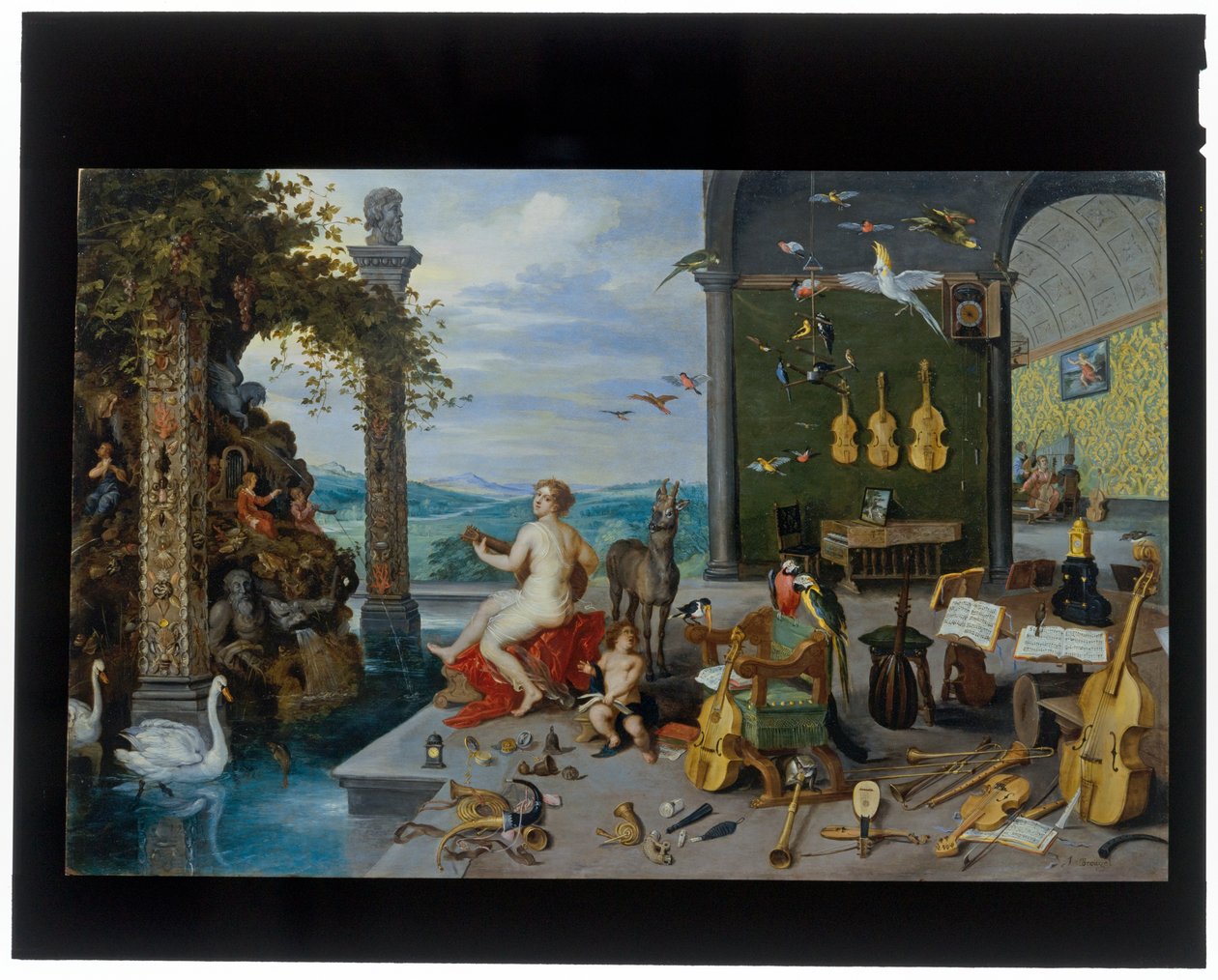 Hörselsinnet av Jan the Younger Brueghel