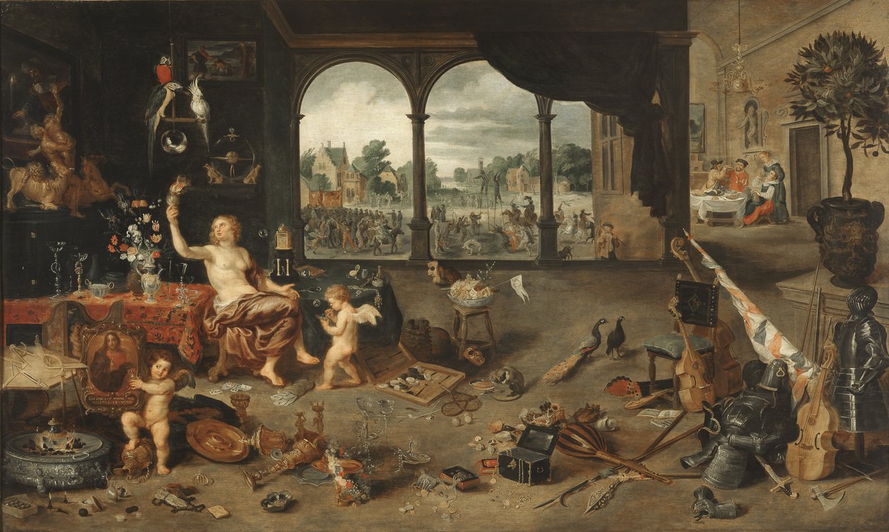 Människolivets fåfänga, 1631 av Jan Brueghel the Younger