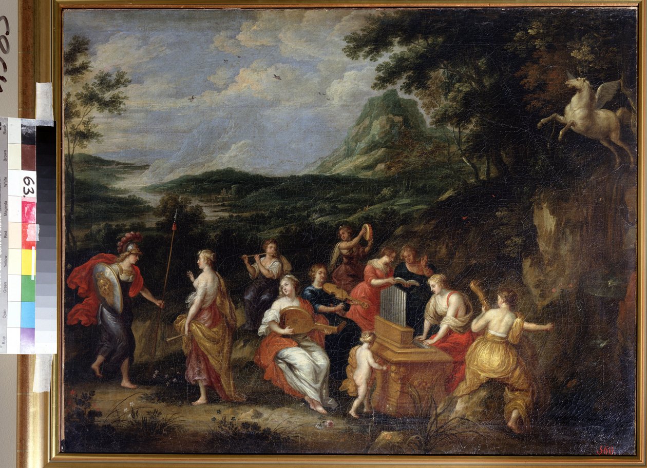 Pallas Athena och Muses av Jan van Balen