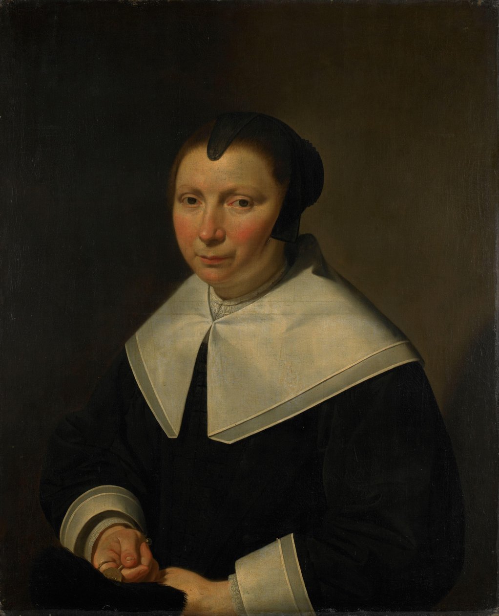 Porträtt av en kvinna av Jan van Bijlert