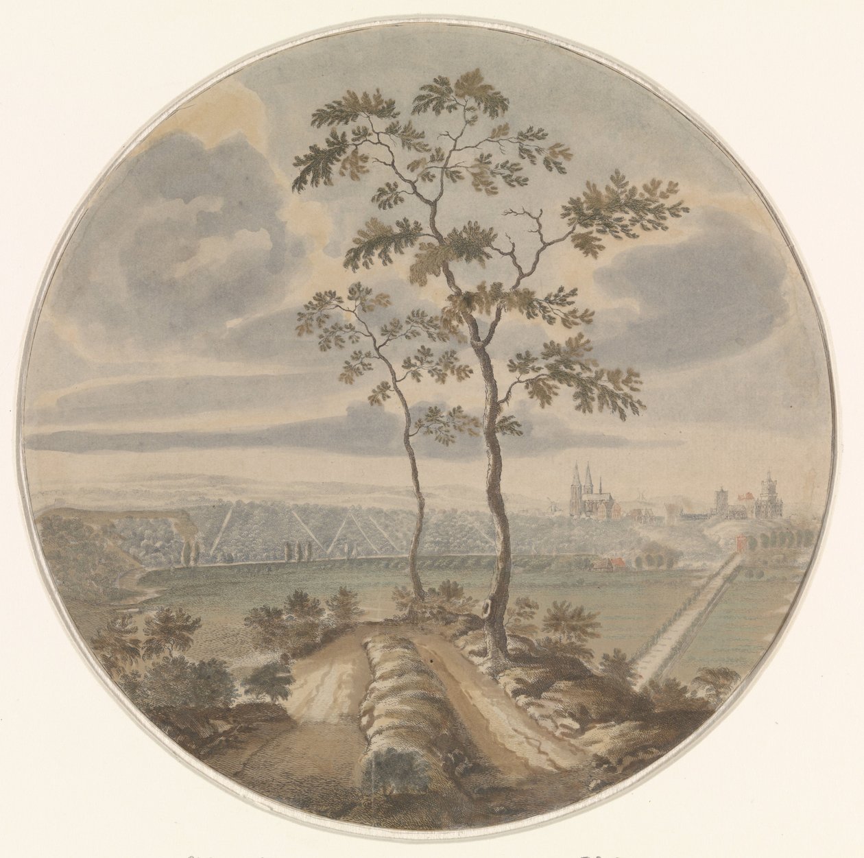 Utsikt över staden Kleve av Jan van Call (I) (attributed to)