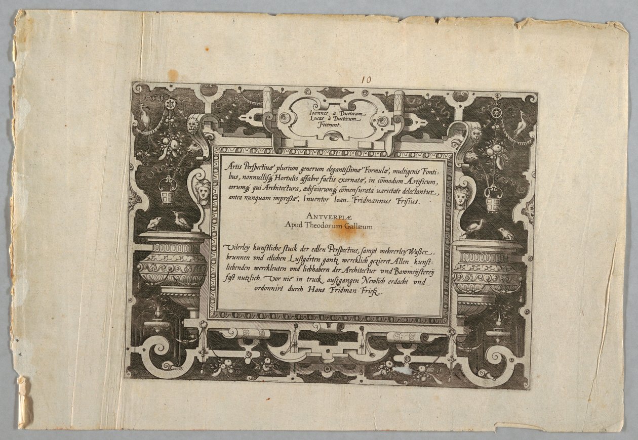 Skriv ut, tallrik av Jan van Doetechum the Elder