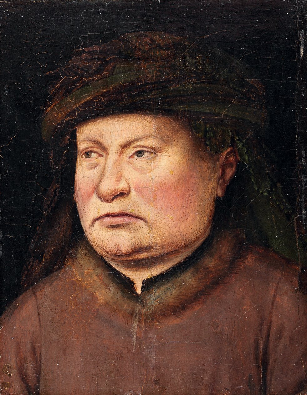 Porträtt av en man av Jan van Eyck