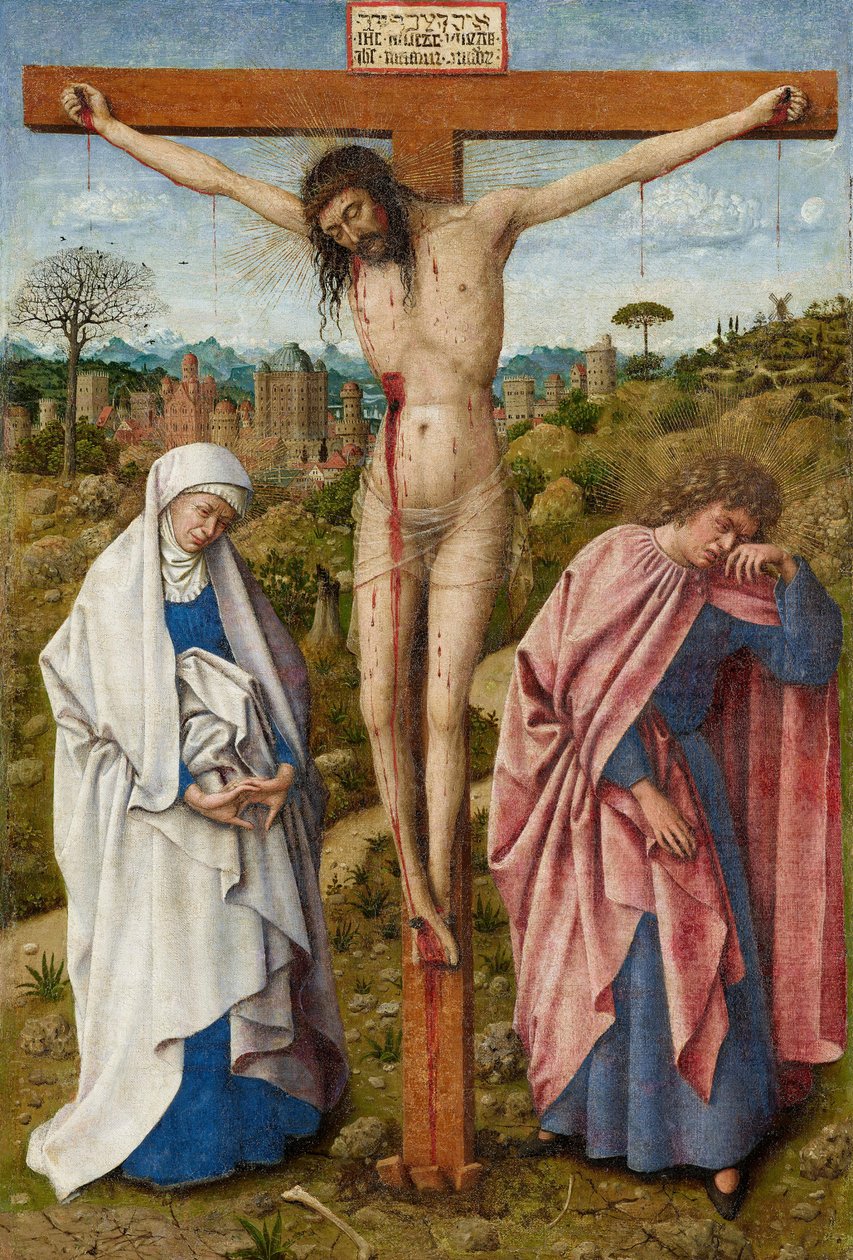 Kristi korsfästelse av Jan van Eyck