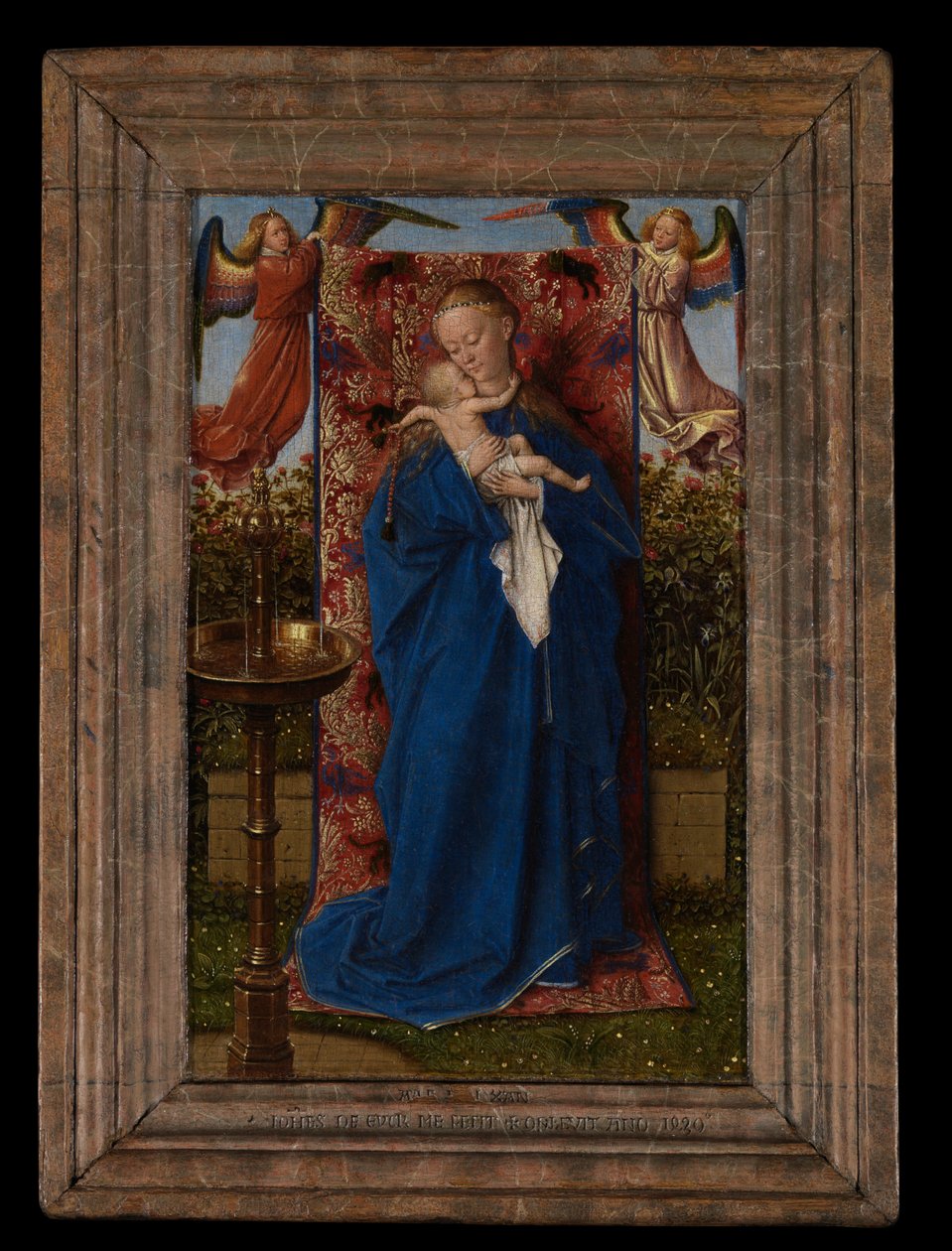 Madonna vid fontänen av Jan van Eyck
