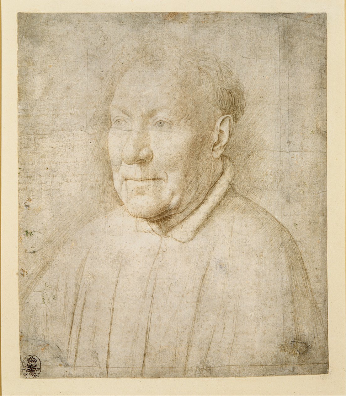 Porträtt av kardinal Niccolò Albergati av Jan van Eyck