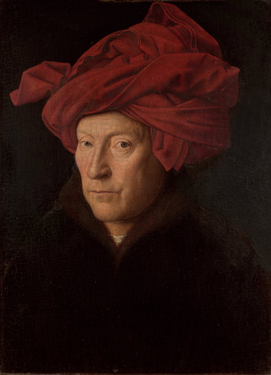 Porträtt av en man av Jan van Eyck