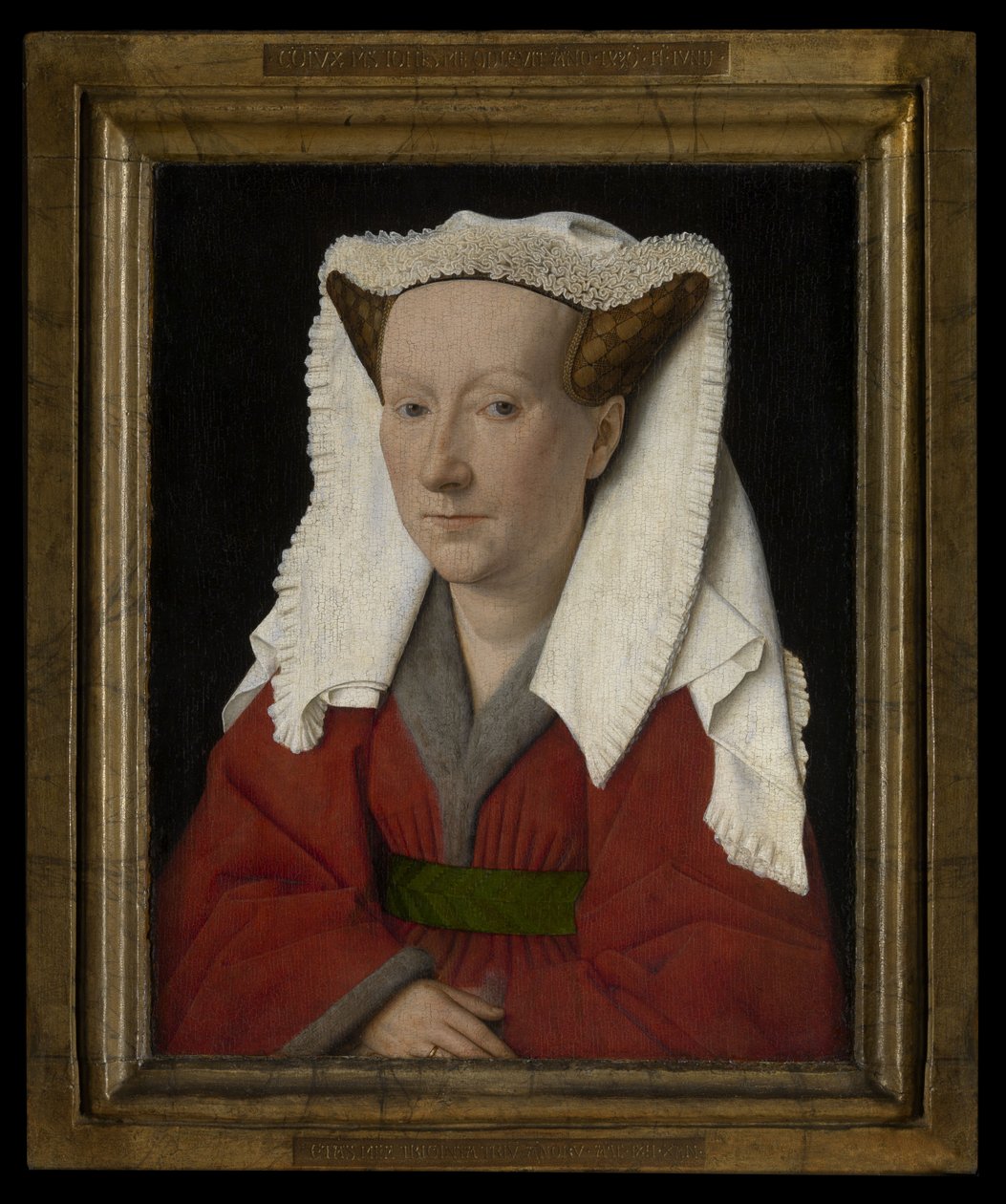 Porträtt av Margareta van Eyck av Jan van Eyck