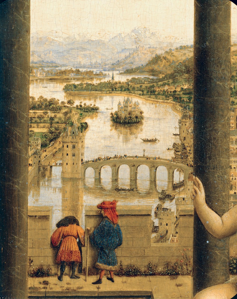Jungfrun av kansler Rolin av Jan van Eyck