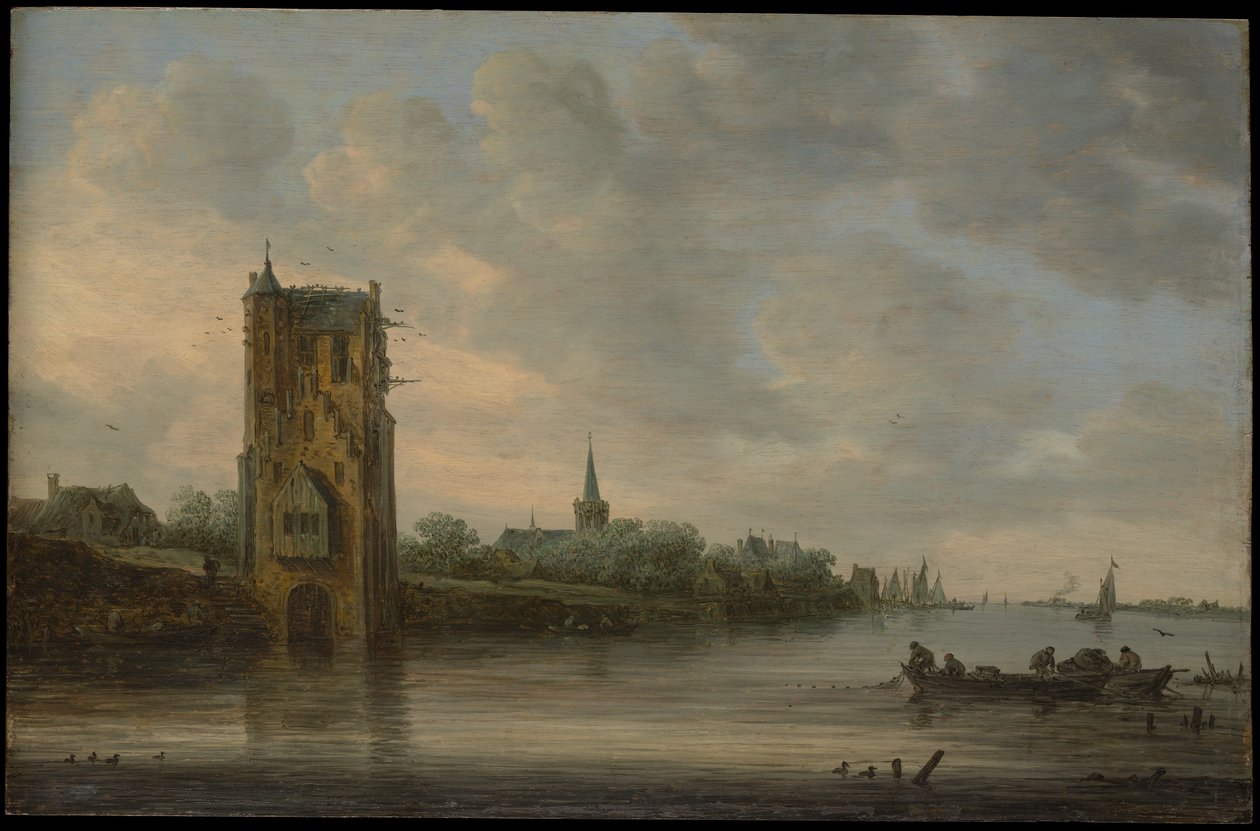 Pelkusporten nära Utrecht av Jan van Goyen