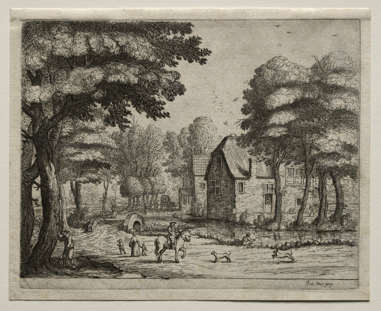 Stenbron av Jan van Goyen