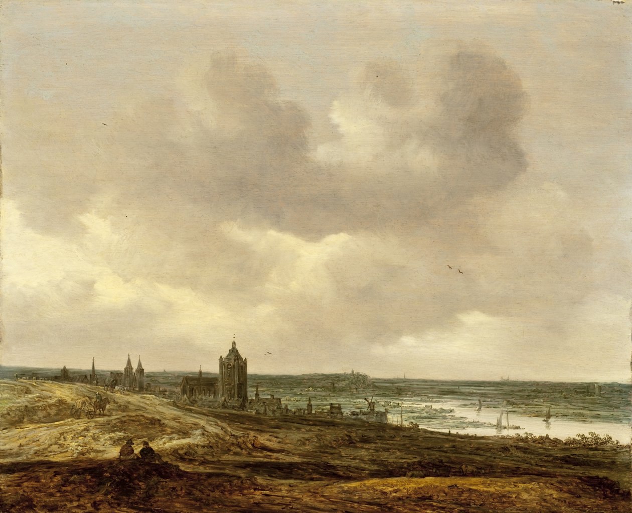 Utsikt över Arnhem av Jan van Goyen