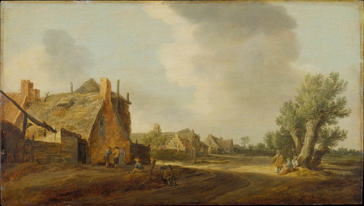 Byvägen av Jan van Goyen
