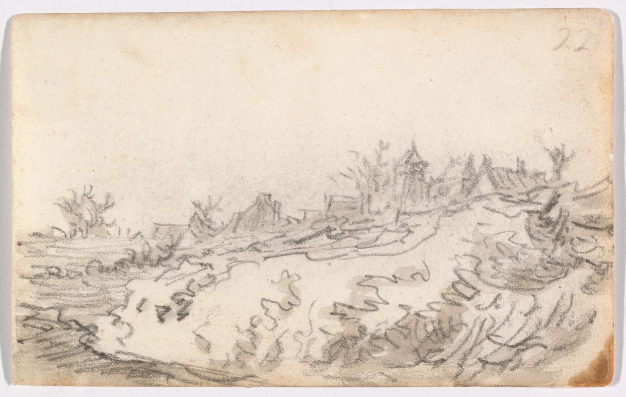 By på solig sluttning av Jan van Goyen