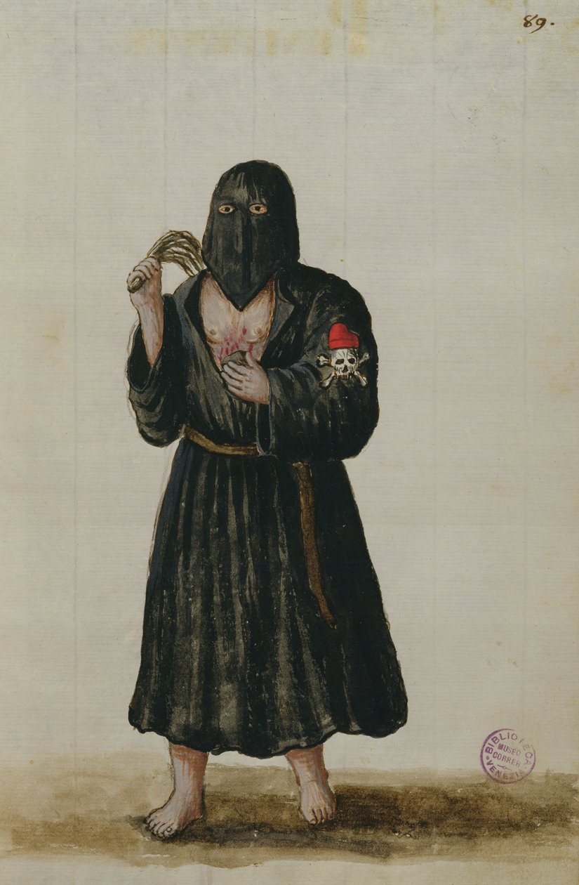 A Penitent (penna & bläck och wc på papper) av Jan van Grevenbroeck