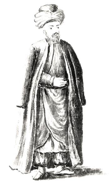 Coemino Bajeti, från The Venetian Clothes (wc på papper) (se 188194 för medföljande text) av Jan van Grevenbroeck