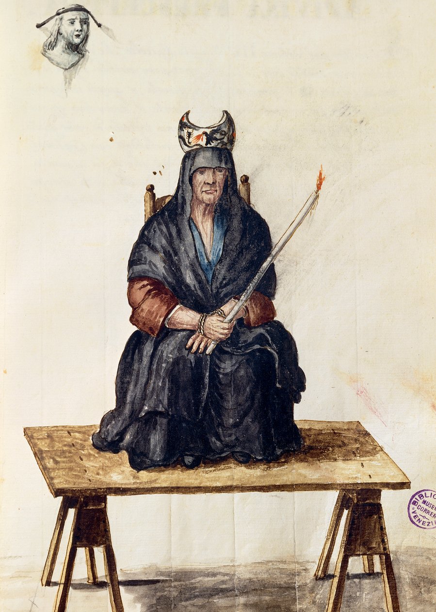 Sorceress, Illustration från Gli Habiti de