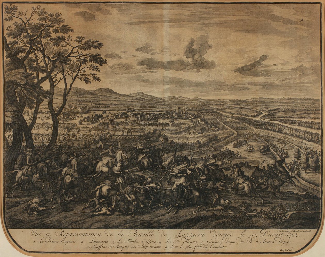 Slaget vid Luzzara av Jan van Huchtenburgh