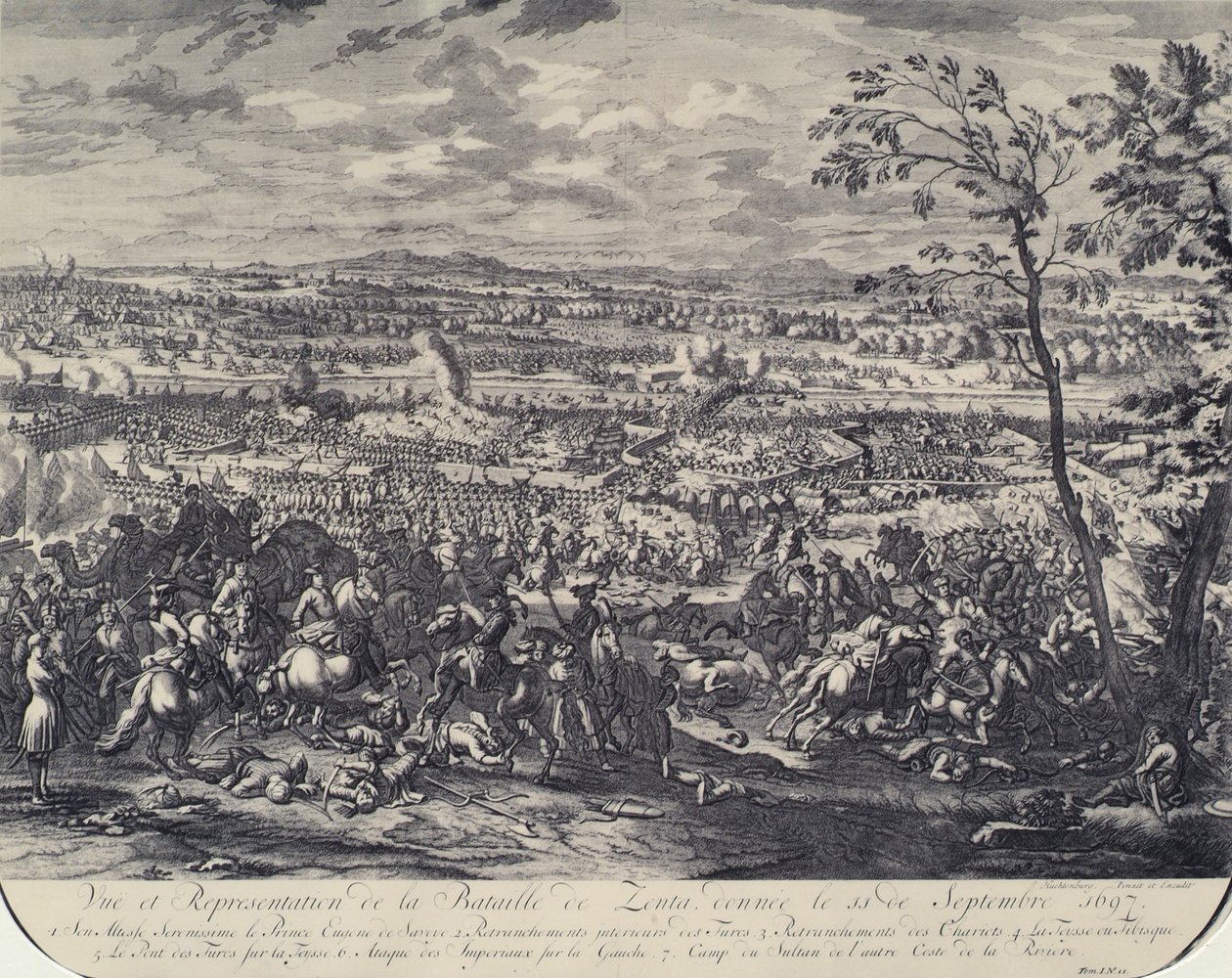 Slaget vid Zenta den 11 september 1697 av Jan van Huchtenburgh
