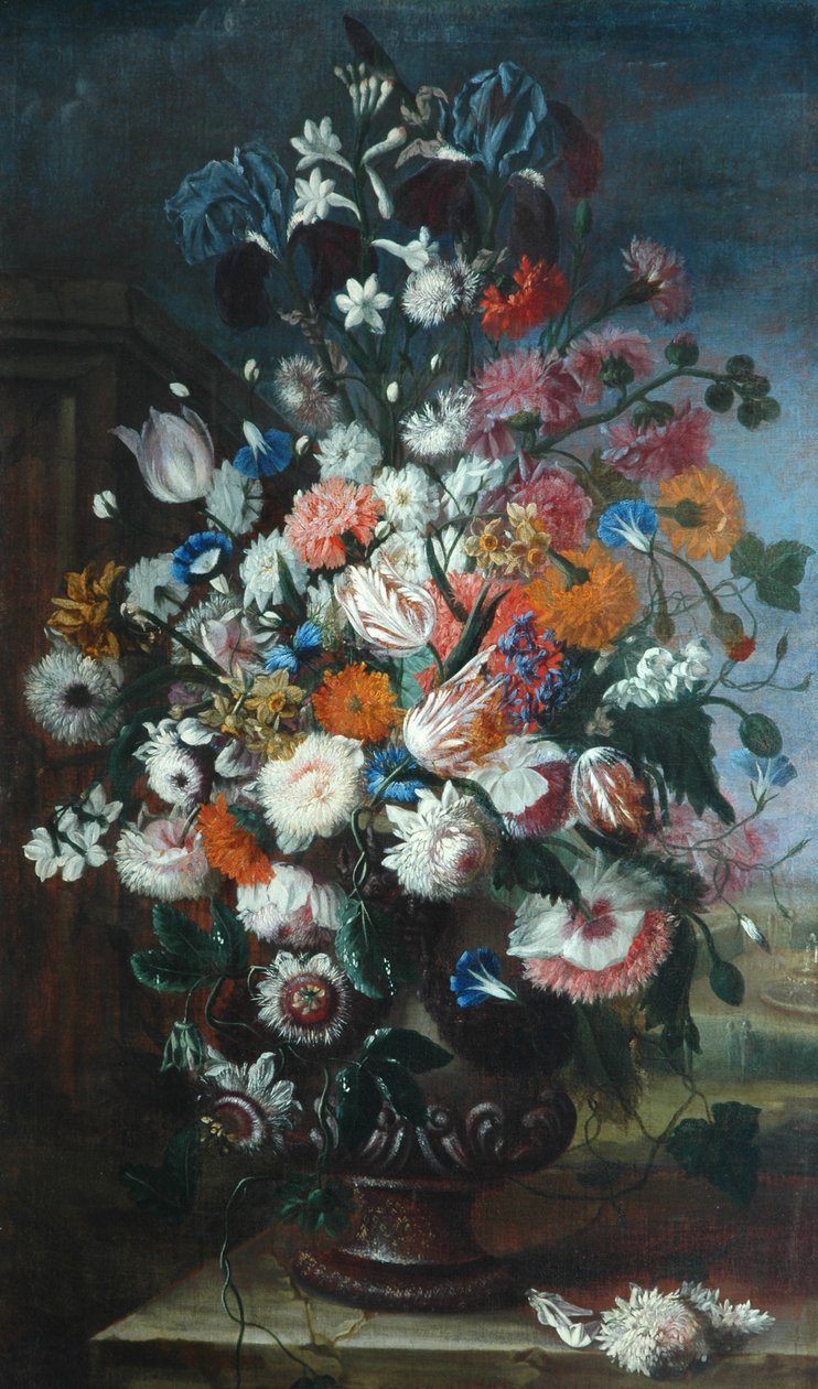 Blommor, 1682 av Jan van Huysum