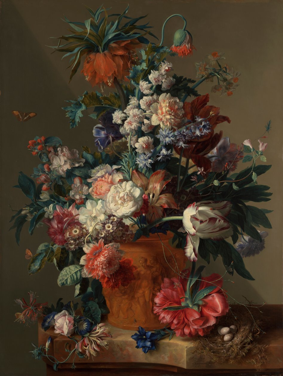 ""Vas med blommor"" av Jan van Huysum