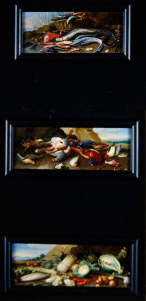 Stillebentablåer - fisk, vilt, grönsaker av Jan van Kessel the Elder