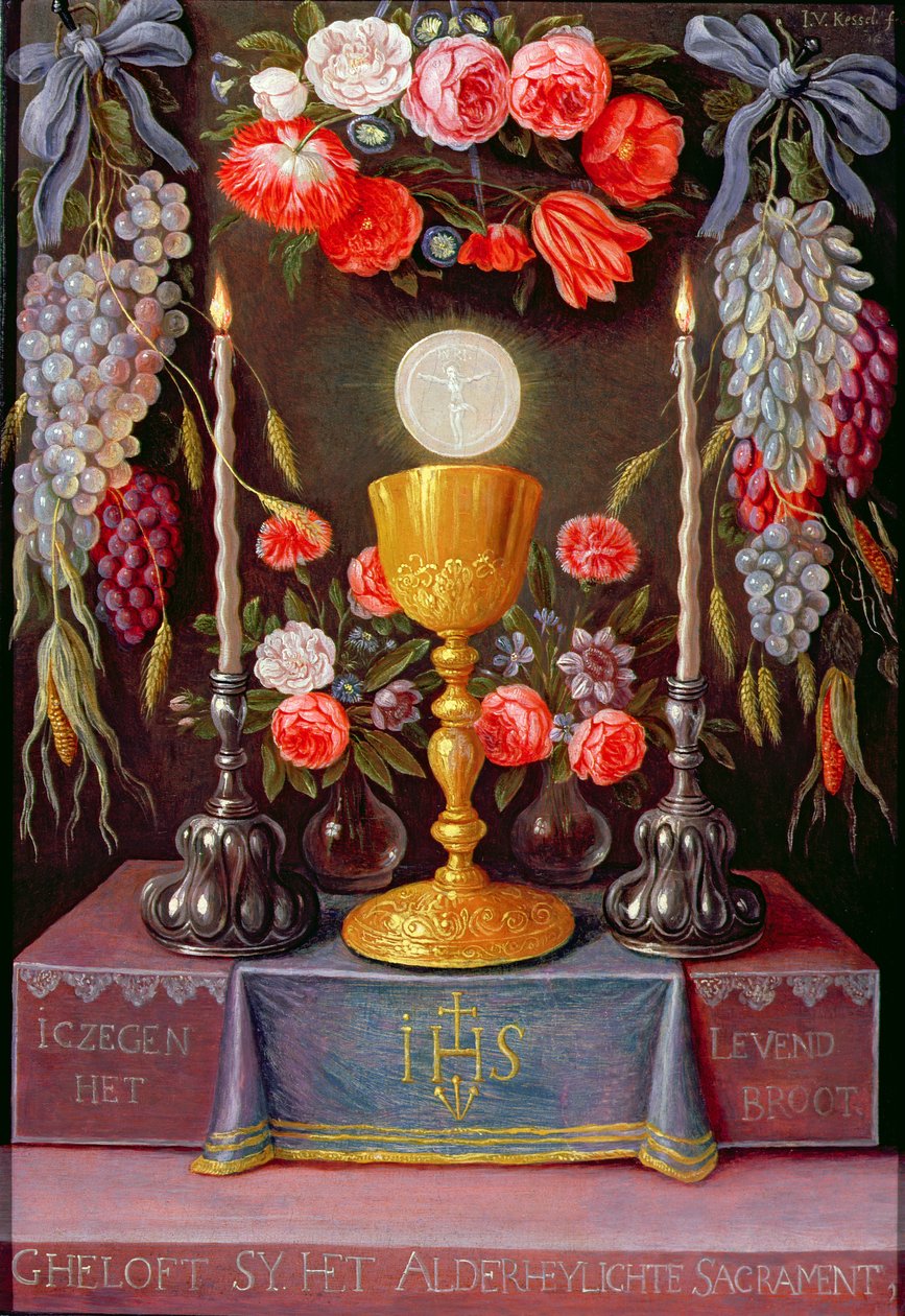 Eukaristin av Jan van Kessel the Elder