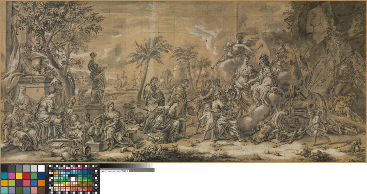 Förhärligande av Minerva av Jan van Orley