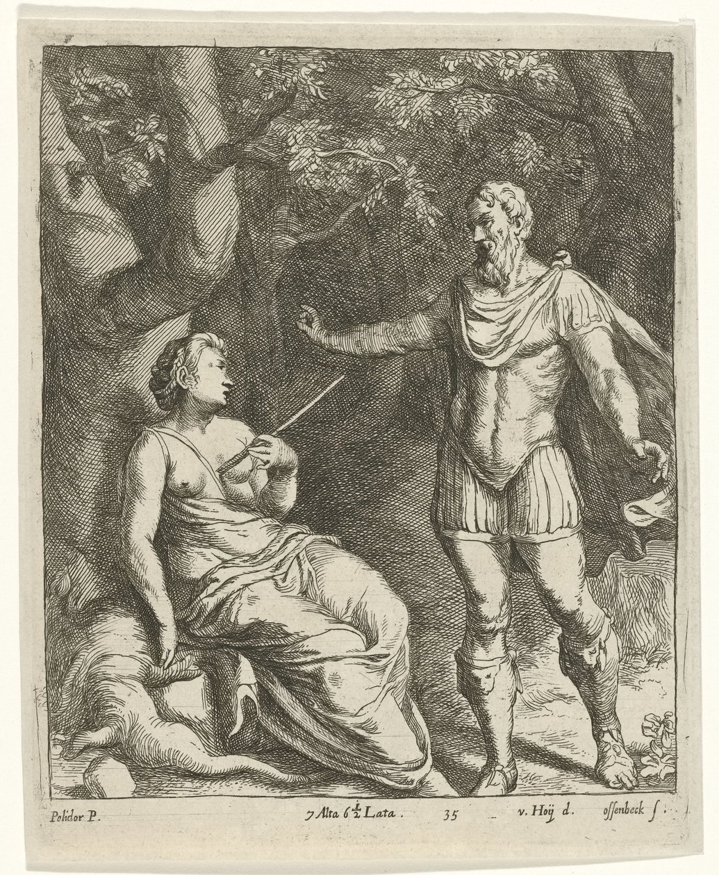 Cephalus en Procris av Jan van Ossenbeeck