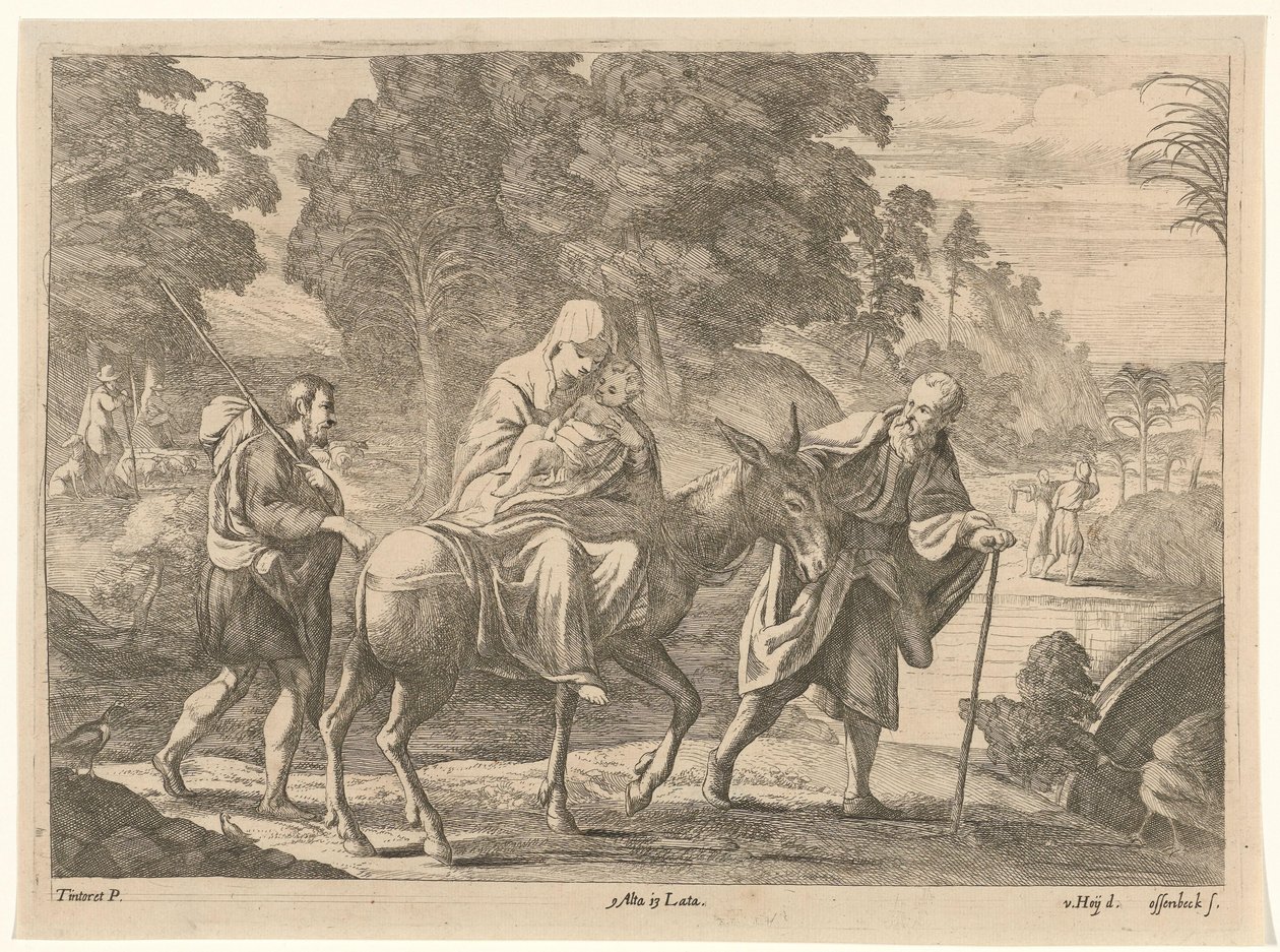 Flyg till Egypten av Jan van Ossenbeeck