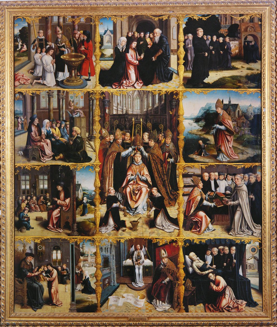 Sankt Augustinus altare av Jan van Scorel